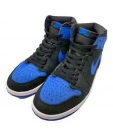 NIKE（ナイキ）の古着「Air Jordan1 RETRO HIGH OG/エアジョーダン 1 レトロ ハイ リイマジンド」｜ブルー×ブラック