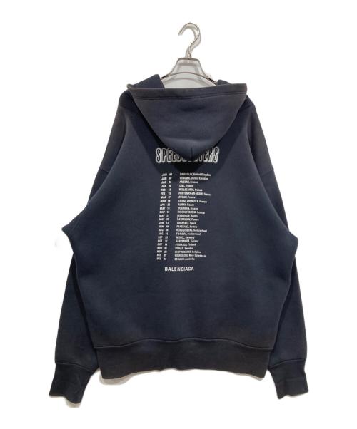 BALENCIAGA（バレンシアガ）BALENCIAGA (バレンシアガ) SPEED HUNTERS/スピードハンターズプルオーバーパーカー ブラック サイズ:Mの古着・服飾アイテム