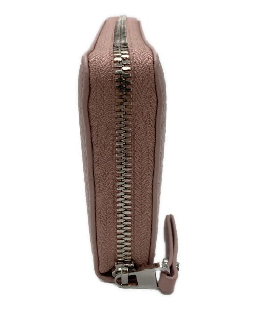 GIANNI CHIARINI（ジャンニ キアリーニ）GIANNI CHIARINI (ジャンニ キアリーニ) ラウンドジップ長財布 ピンクの古着・服飾アイテム