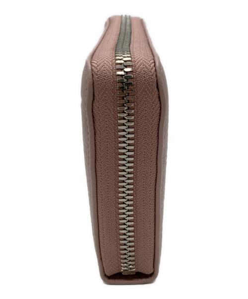 GIANNI CHIARINI（ジャンニ キアリーニ）GIANNI CHIARINI (ジャンニ キアリーニ) ラウンドジップ長財布 ピンクの古着・服飾アイテム