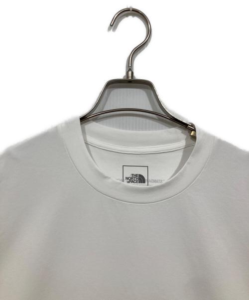 THE NORTH FACE（ザ ノース フェイス）THE NORTH FACE (ザ ノース フェイス) S/S STANDARD HEM LOGO TEE ホワイト サイズ:Lの古着・服飾アイテム