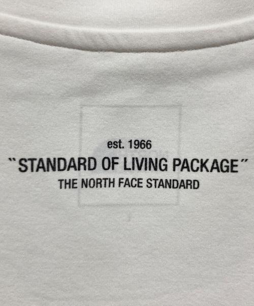 THE NORTH FACE（ザ ノース フェイス）THE NORTH FACE (ザ ノース フェイス) S/S STANDARD HEM LOGO TEE ホワイト サイズ:Lの古着・服飾アイテム
