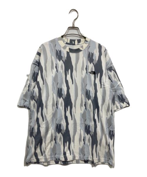 THE NORTH FACE（ザ ノース フェイス）THE NORTH FACE (ザ ノース フェイス) ショートスリーブプルオーバー / SS ALLOVER PRINT T ブルー×ホワイト サイズ:Ⅼの古着・服飾アイテム