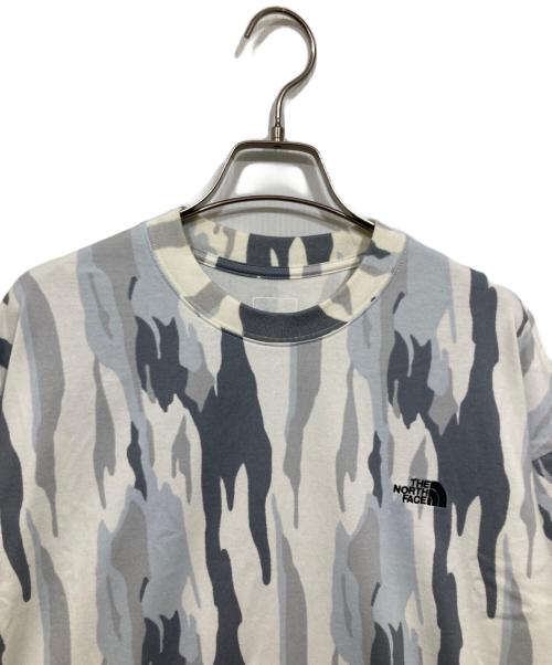 THE NORTH FACE（ザ ノース フェイス）THE NORTH FACE (ザ ノース フェイス) ショートスリーブプルオーバー / SS ALLOVER PRINT T ブルー×ホワイト サイズ:Ⅼの古着・服飾アイテム