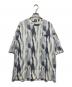 THE NORTH FACE（ザ ノース フェイス）の古着「ショートスリーブプルオーバー / SS ALLOVER PRINT T」｜ブルー×ホワイト