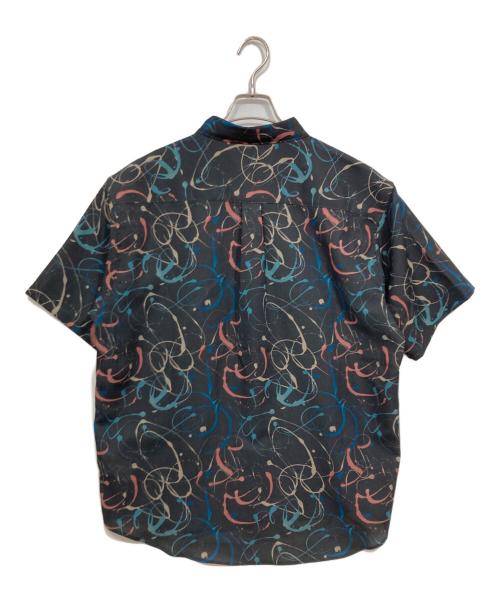 JOURNAL STANDARD（ジャーナルスタンダード）JOURNAL STANDARD (ジャーナルスタンダード) EVALET メッシュ パターンシャツ ブラック サイズ:Mの古着・服飾アイテム