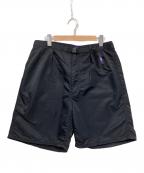 THE NORTHFACE PURPLELABELザ・ノースフェイス パープルレーベル）の古着「ナイロンハーフパンツ / Nylon Twill Field Baggy Shorts」｜ネイビー