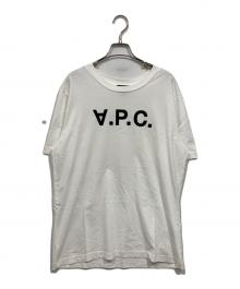 A.P.C.（アーペーセー）の古着「ロゴプリントカットソー」｜ホワイト