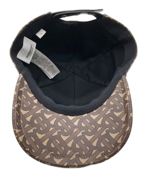 BURBERRY（バーバリー）BURBERRY (バーバリー) TBモノグラム PVC ベースボールキャップ ブラウンの古着・服飾アイテム