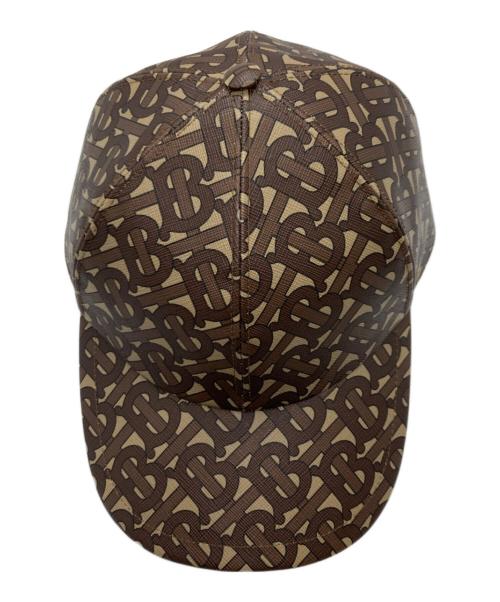 BURBERRY（バーバリー）BURBERRY (バーバリー) TBモノグラム PVC ベースボールキャップ ブラウンの古着・服飾アイテム