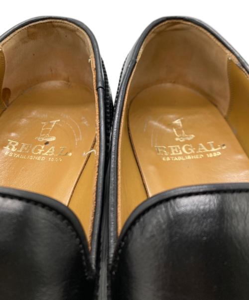 REGAL（リーガル）REGAL (リーガル) タッセルローファー ブラック サイズ:25.5㎝の古着・服飾アイテム