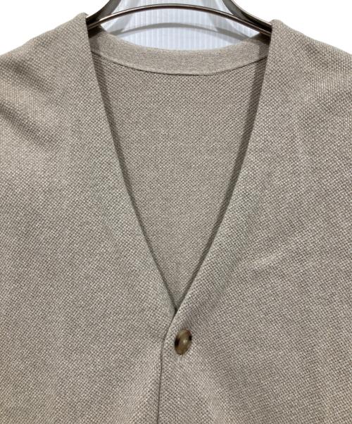 crepuscule（クレプスキュール）crepuscule (クレプスキュール) Vネックカーディガン ベージュ サイズ:2の古着・服飾アイテム
