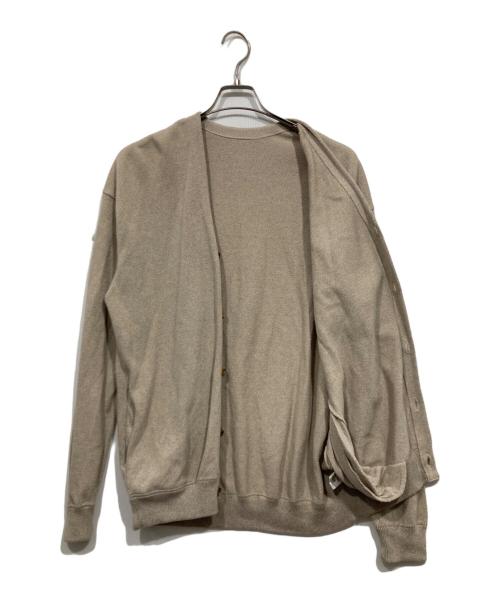 crepuscule（クレプスキュール）crepuscule (クレプスキュール) Vネックカーディガン ベージュ サイズ:2の古着・服飾アイテム