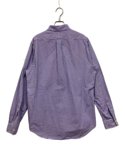 RALPH LAUREN（ラルフローレン）RALPH LAUREN (ラルフローレン) ボタンダウンギンガムチェックシャツ パープル サイズ:Mの古着・服飾アイテム
