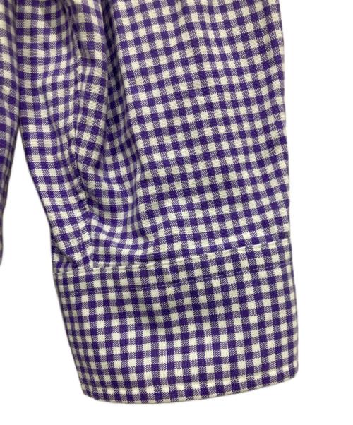 RALPH LAUREN（ラルフローレン）RALPH LAUREN (ラルフローレン) ボタンダウンギンガムチェックシャツ パープル サイズ:Mの古着・服飾アイテム