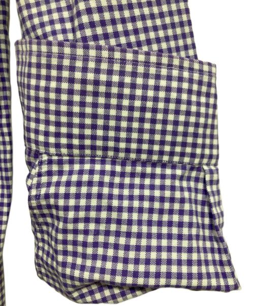 RALPH LAUREN（ラルフローレン）RALPH LAUREN (ラルフローレン) ボタンダウンギンガムチェックシャツ パープル サイズ:Mの古着・服飾アイテム