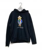 POLO RALPH LAURENポロ・ラルフローレン）の古着「ポロベアパーカー」｜ブラック