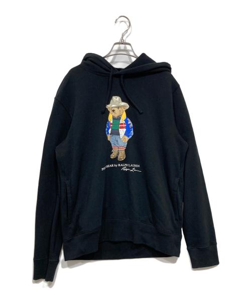 POLO RALPH LAUREN（ポロ・ラルフローレン）POLO RALPH LAUREN (ポロ・ラルフローレン) ポロベアパーカー ブラック サイズ:Mの古着・服飾アイテム