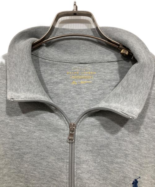 POLO RALPH LAUREN（ポロ・ラルフローレン）POLO RALPH LAUREN (ポロ・ラルフローレン) ジップアップジャケット グレー サイズ:Mの古着・服飾アイテム