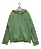 POLO RALPH LAURENポロ・ラルフローレン）の古着「ジップパーカー」｜グリーン