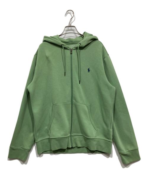 POLO RALPH LAUREN（ポロ・ラルフローレン）POLO RALPH LAUREN (ポロ・ラルフローレン) ジップパーカー グリーン サイズ:Mの古着・服飾アイテム