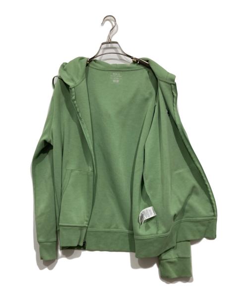 POLO RALPH LAUREN（ポロ・ラルフローレン）POLO RALPH LAUREN (ポロ・ラルフローレン) ジップパーカー グリーン サイズ:Mの古着・服飾アイテム