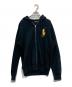 POLO RALPH LAUREN（ポロ・ラルフローレン）の古着「ビッグポニージップパーカー」｜ネイビー