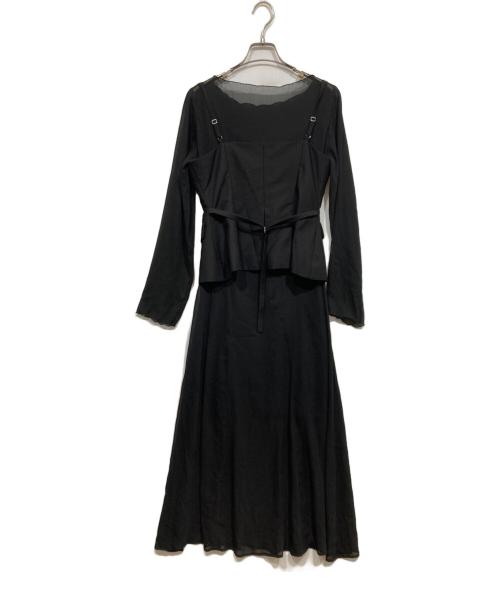 Lily Brown（リリーブラウン）Lily Brown (リリーブラウン) ビスチェセットシアーワンピース ブラック サイズ:ONE SIZEの古着・服飾アイテム