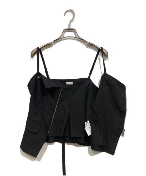 Lily Brown（リリーブラウン）Lily Brown (リリーブラウン) ビスチェセットシアーワンピース ブラック サイズ:ONE SIZEの古着・服飾アイテム
