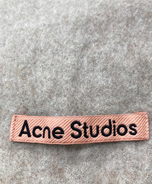 Acne studios（アクネ ストゥディオズ）Acne studios (アクネ ストゥディオズ) フリンジウールスカーフ ベージュの古着・服飾アイテム