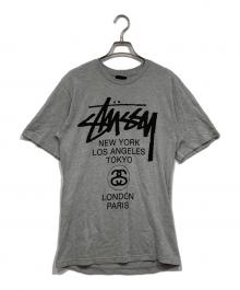 stussy（ステューシー）の古着「プリントTシャツ」｜グレー