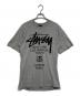 stussy（ステューシー）の古着「プリントTシャツ」｜グレー