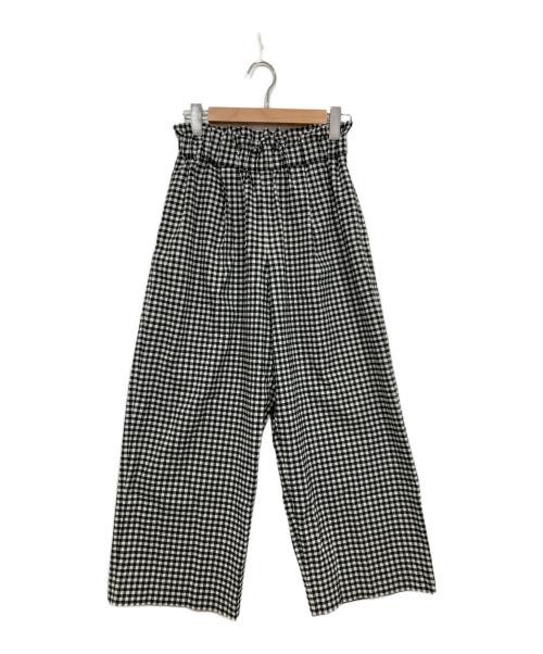 JOURNAL STANDARD（ジャーナルスタンダード）JOURNAL STANDARD (ジャーナルスタンダード) ギンガムチェックイージーパンツ ホワイト×ブラック サイズ:36の古着・服飾アイテム