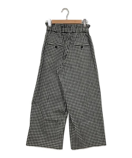 JOURNAL STANDARD（ジャーナルスタンダード）JOURNAL STANDARD (ジャーナルスタンダード) ギンガムチェックイージーパンツ ホワイト×ブラック サイズ:36の古着・服飾アイテム