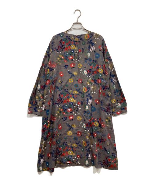 45rpm（45アールピーエム）45rpm (45アールピーエム) ポットマムワンピース グレー サイズ:3の古着・服飾アイテム