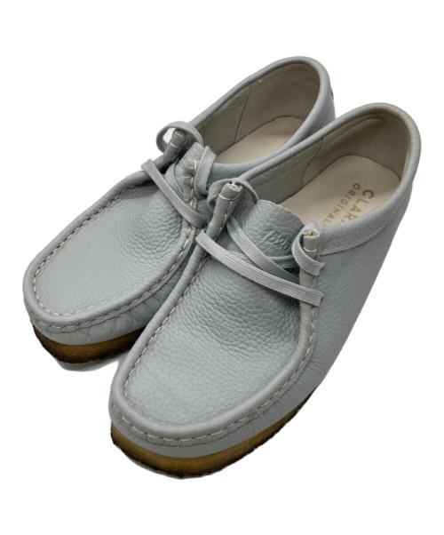 CLARKS（クラークス）CLARKS (クラークス) ワラビーシューズ ブルー サイズ:UK4 1/2 D、CN235の古着・服飾アイテム