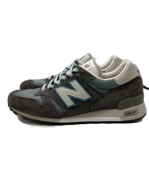NEW BALANCE（ニューバランス）NEW BALANCE (ニューバランス) ローカットスニーカー グレー×ブルー サイズ:28.5cmの古着・服飾アイテム