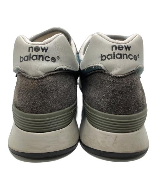 NEW BALANCE（ニューバランス）NEW BALANCE (ニューバランス) ローカットスニーカー グレー×ブルー サイズ:28.5cmの古着・服飾アイテム