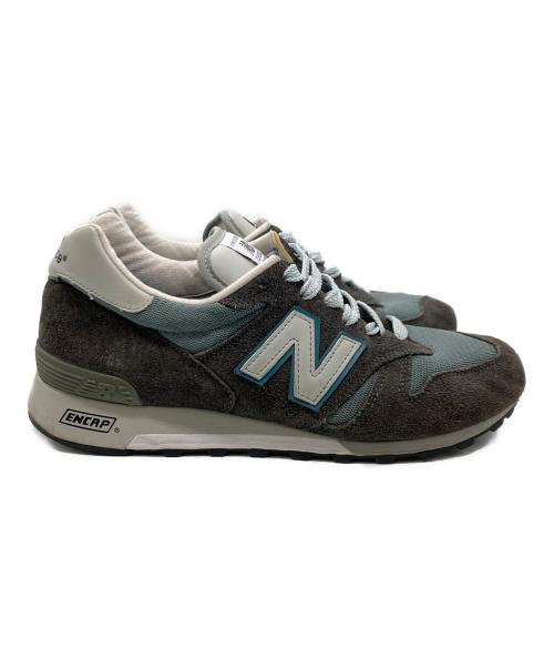 NEW BALANCE（ニューバランス）NEW BALANCE (ニューバランス) ローカットスニーカー グレー×ブルー サイズ:28.5cmの古着・服飾アイテム