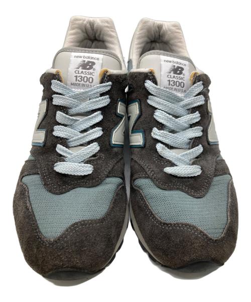 NEW BALANCE（ニューバランス）NEW BALANCE (ニューバランス) ローカットスニーカー グレー×ブルー サイズ:28.5cmの古着・服飾アイテム