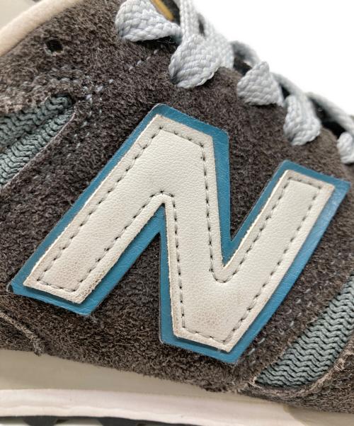 NEW BALANCE（ニューバランス）NEW BALANCE (ニューバランス) ローカットスニーカー グレー×ブルー サイズ:28.5cmの古着・服飾アイテム
