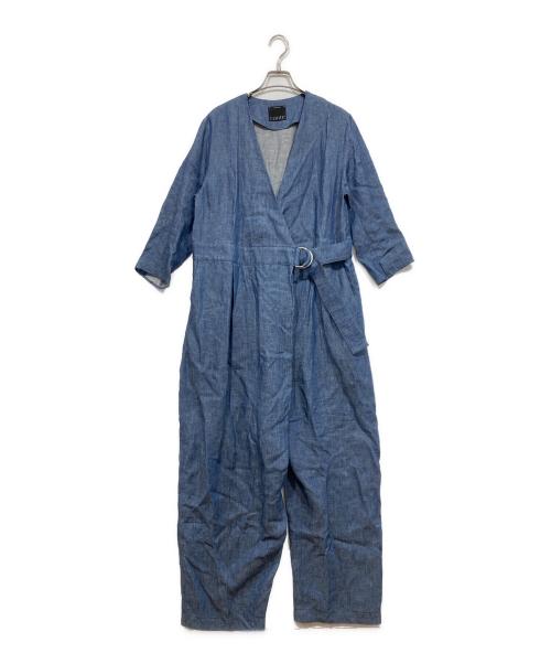 Conte（コンテ）conte (コンテ) オールインワン / デニムライクジャンプスーツ ブルー サイズ:表記なしの古着・服飾アイテム
