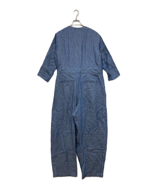 Conte（コンテ）conte (コンテ) オールインワン / デニムライクジャンプスーツ ブルー サイズ:表記なしの古着・服飾アイテム