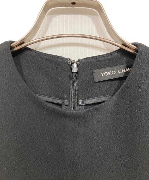 YOKO CHAN（ヨーコチャン）YOKO CHAN (ヨーコチャン) キャップスリーブワンピース ブラック サイズ:38の古着・服飾アイテム