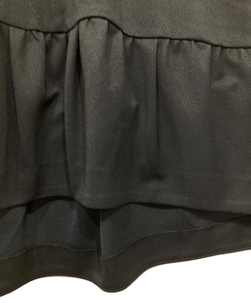 YOKO CHAN（ヨーコチャン）YOKO CHAN (ヨーコチャン) キャップスリーブワンピース ブラック サイズ:38の古着・服飾アイテム