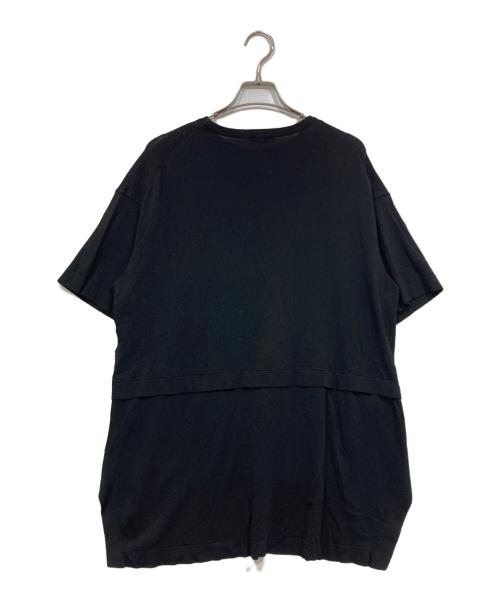 LE PHIL（ル フィル）LE PHIL (ル フィル) レイヤード風半袖ニット ブラック サイズ:Fの古着・服飾アイテム