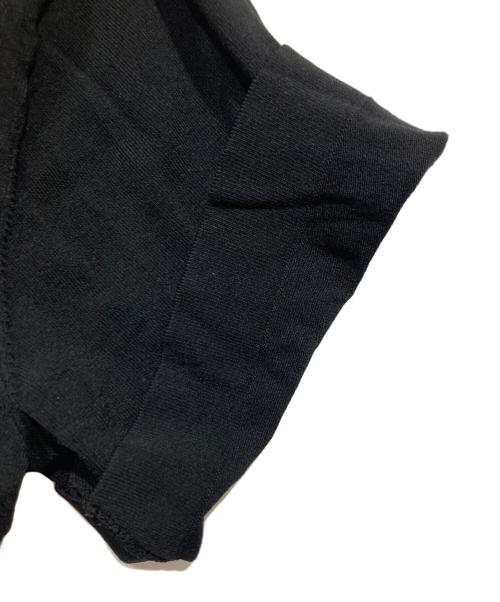 LE PHIL（ル フィル）LE PHIL (ル フィル) レイヤード風半袖ニット ブラック サイズ:Fの古着・服飾アイテム