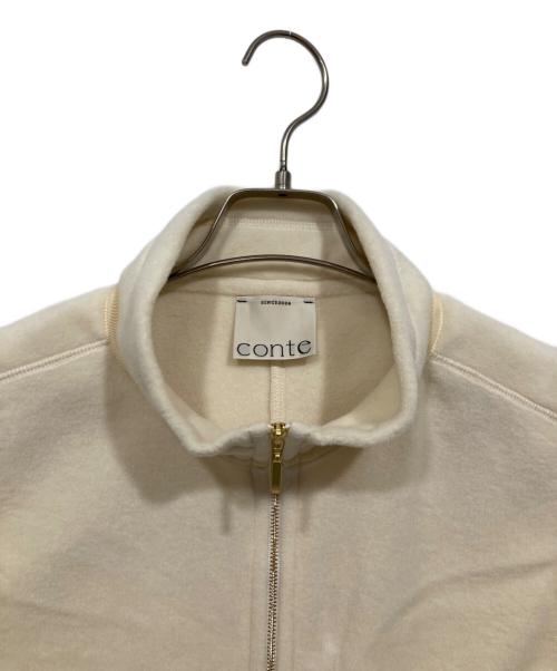 Conte（コンテ）Conte (コンテ) フリースベスト アイボリー サイズ:freeの古着・服飾アイテム