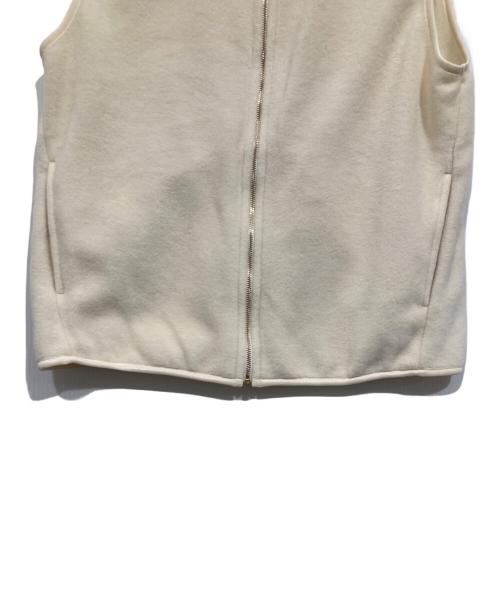 Conte（コンテ）Conte (コンテ) フリースベスト アイボリー サイズ:freeの古着・服飾アイテム