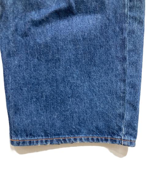 upper hights（アッパーハイツ）upper hights (アッパーハイツ) conte別注 タックワイドデニムパンツ ブルー サイズ:W24の古着・服飾アイテム